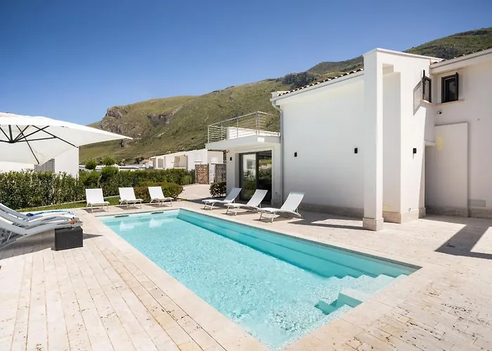 Grande Privata Con Piscina A Scopello Villa *