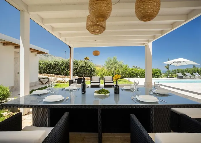 Grande Privata Con Piscina A Scopello Villa *